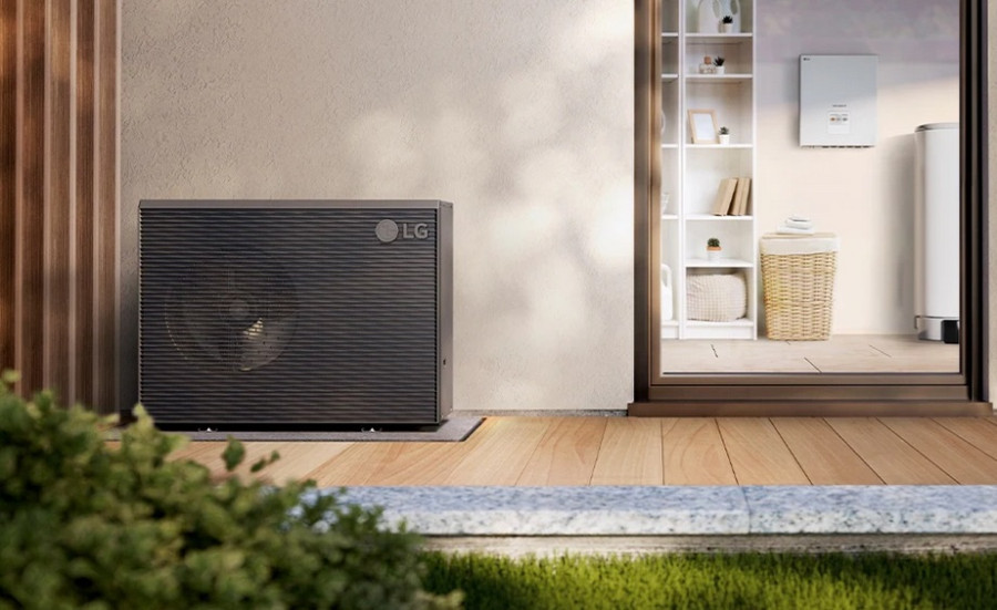 Toplotna črpalka LG Monoblok S II Black R290, HM091HFS.UA41, 9 kW
